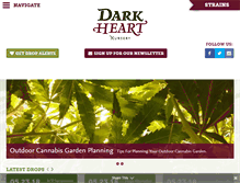 Tablet Screenshot of darkheartnursery.com